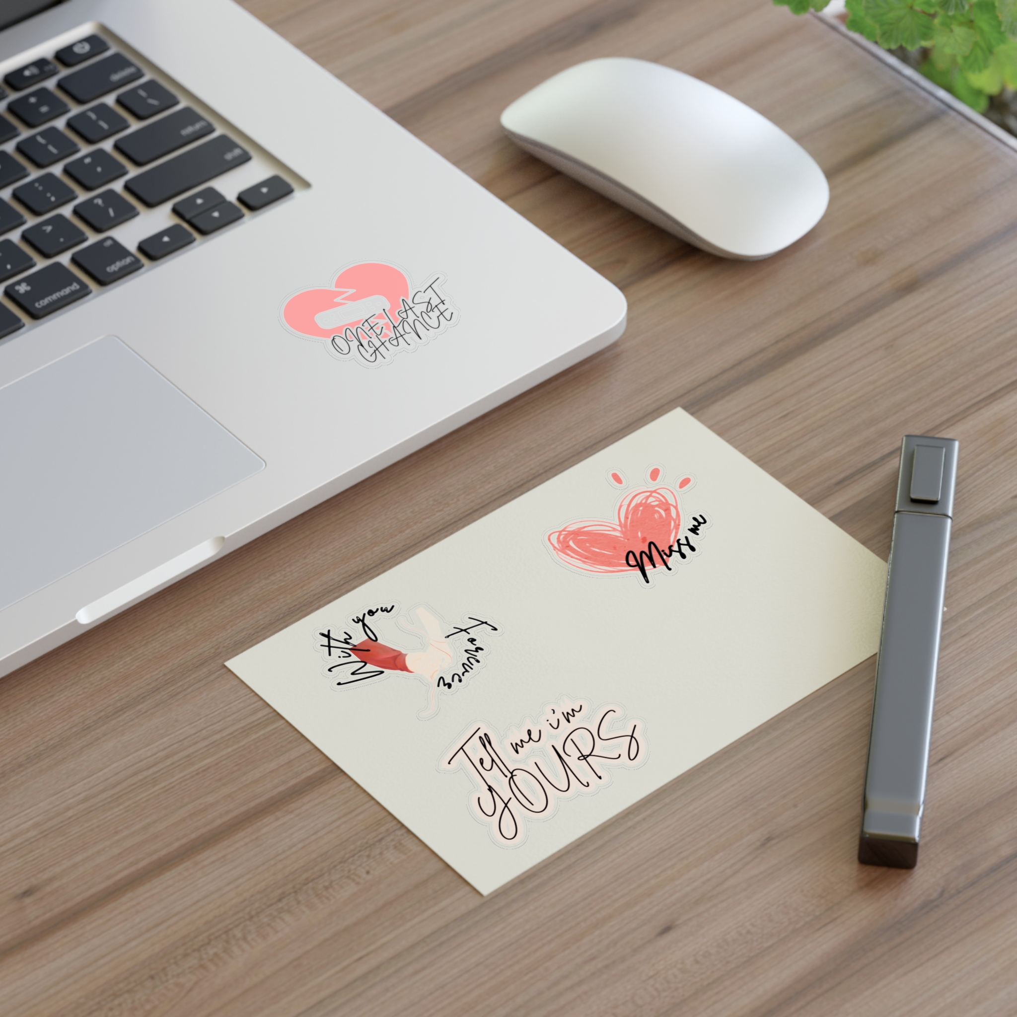 K.O.S.S: ONE LAST CHANCE Sticker Sheet — "Miss Me" & "Tell Me I'm Yours" Romantic Stickers - Image 7